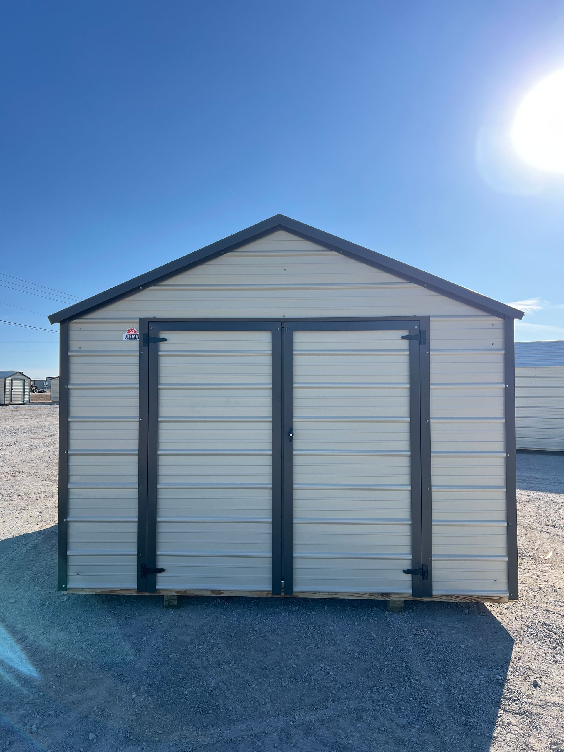 Explore the Derksen 10x16 Best Value shed, ideal for storage with